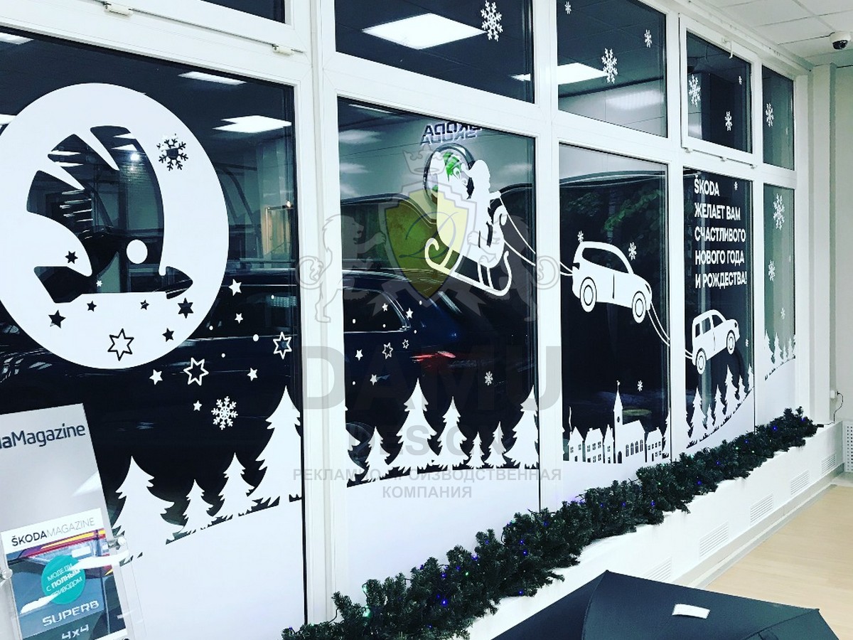 Оформление стекол 12